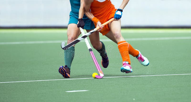 Hockeymatch lizenzfreies stockfoto Hockeymatch lizenzfreies stockfoto