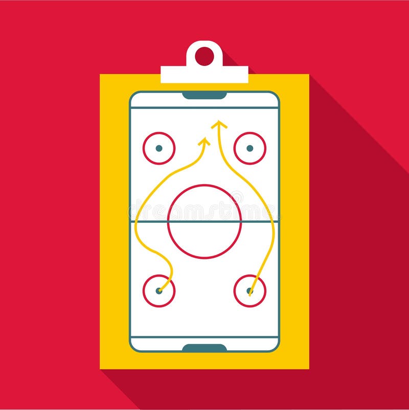 Hockeyspelplansymbol, lägenhetstil vektor illustrationer Hockeyspelplansymbol, lägenhetstil vektor illustrationer