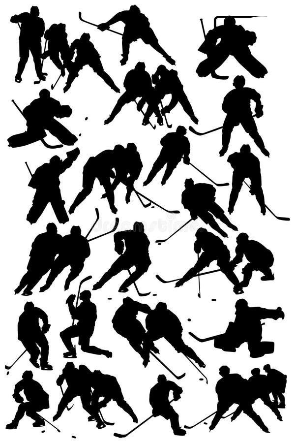Hockeyspieler lizenzfreie abbildung Hockeyspieler lizenzfreie abbildung