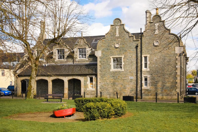 Hof Huis Athy Kildare ierland royalty-vrije stock afbeeldingen Hof Huis Athy Kildare ierland royalty-vrije stock afbeeldingen