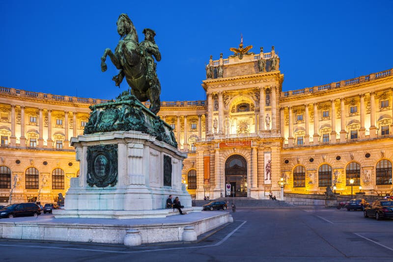 Hofburg-Palast in Wien, Österreich lizenzfreie stockfotografie Hofburg-Palast in Wien, Österreich lizenzfreie stockfotografie