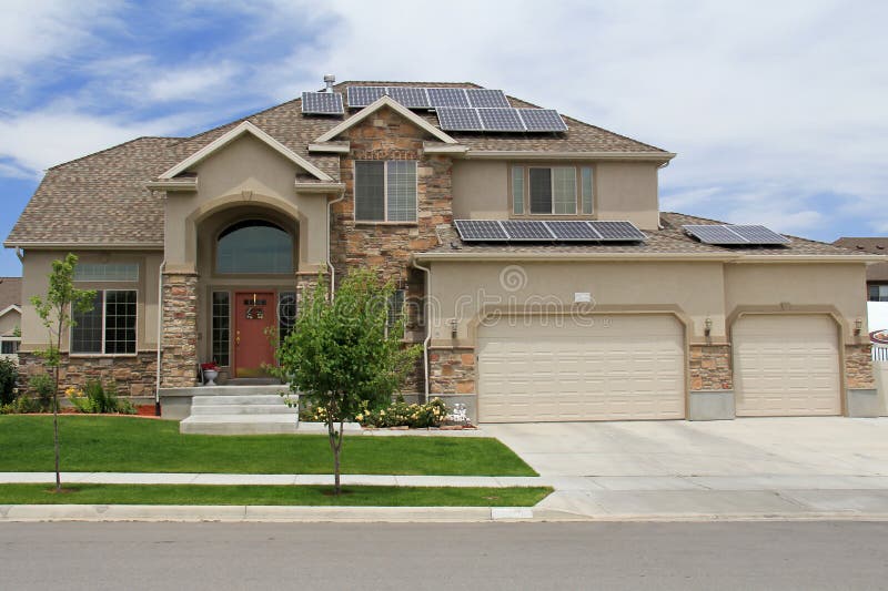 Hogar accionado solar en Utah