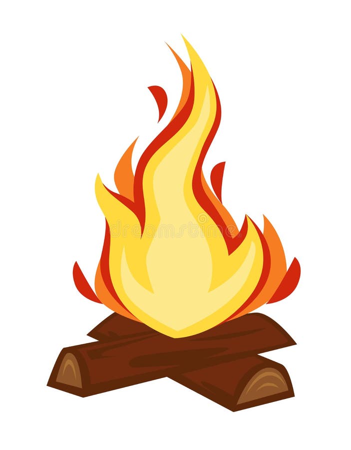 Hoguera O Descubrimiento Del Fuego De La Edad De Piedra De Madera Y De La  Llama De La Hoguera Ilustración del Vector - Ilustración de campfire,  logro: 141377572