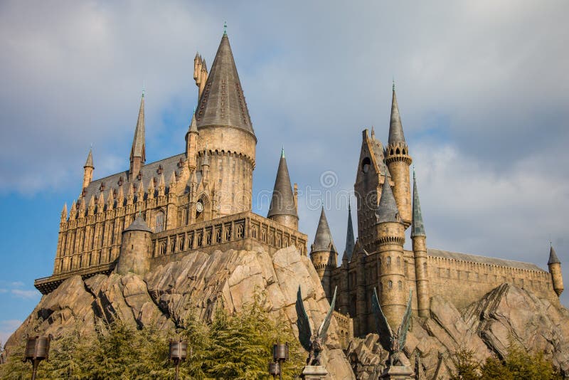 Hogwarts Schloss stockbild Hogwarts Schloss stockbild