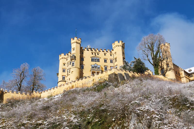 Hohenschwangau slottschloss arkivbilder Hohenschwangau slottschloss arkivbilder