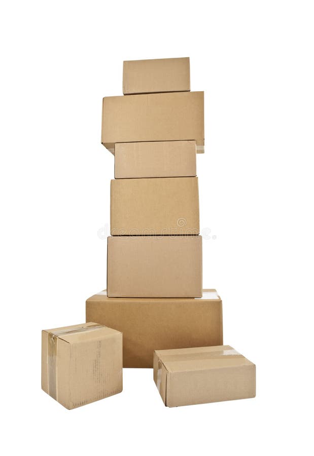 Hoher Stapel Kästen lizenzfreies stockbild Hoher Stapel Kästen lizenzfreies stockbild