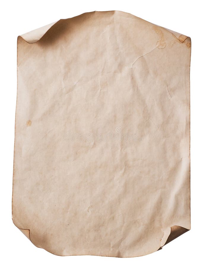 Hoja del papel viejo imagen de archivo