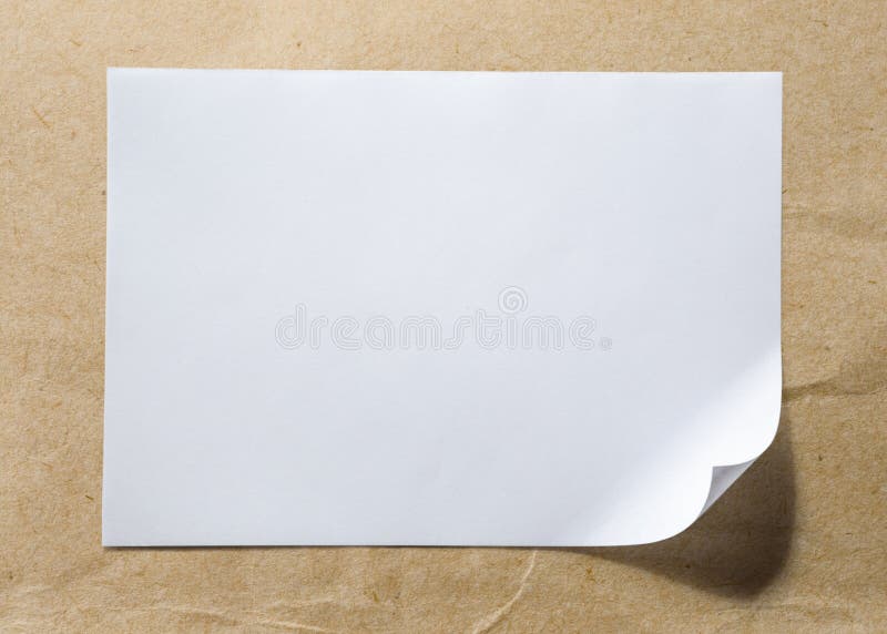 Hoja en blanco del papel foto de archivo. Imagen de pergamino 72450526