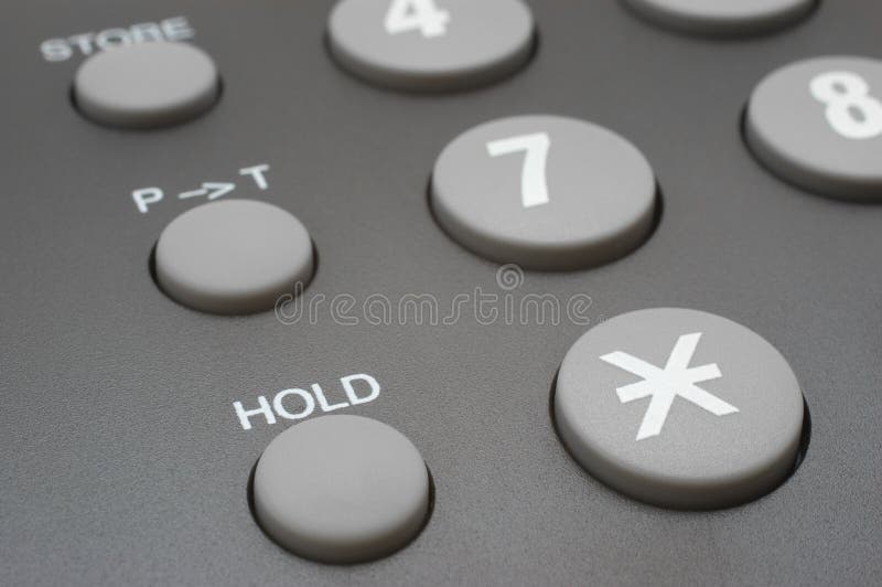 Hold button (phone keyboard)