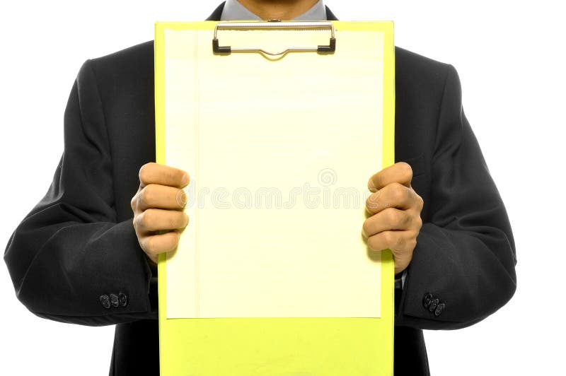 Holding Clipboard