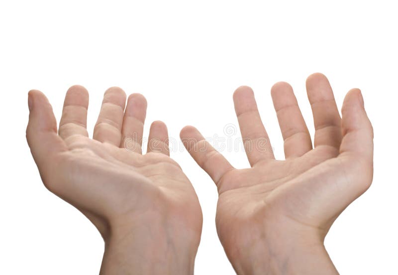 Holding della mano degli uomini a forma di buoni qualcosa fotografia stock libera da diritti Holding della mano degli uomini a forma di buoni qualcosa fotografia stock libera da diritti