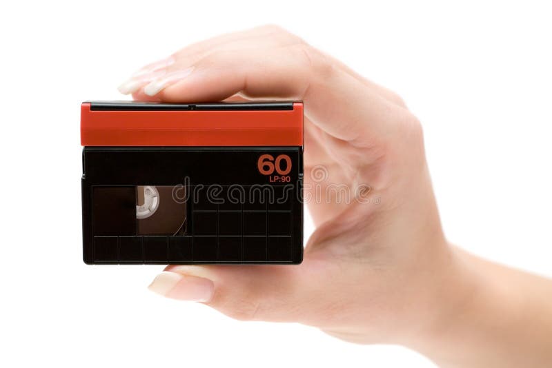 Holding a DV Cassette