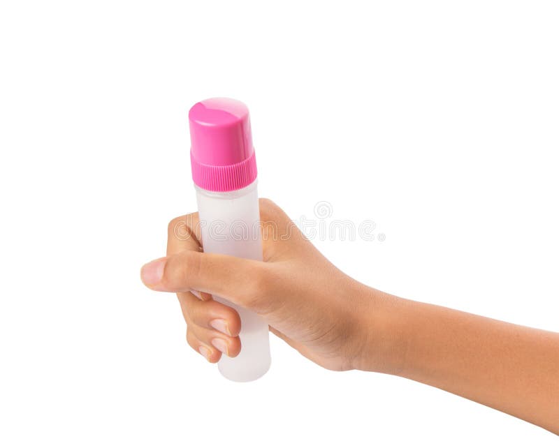 Holding Glue Bottles IV royalty free stock photos Holding Glue Bottles IV royalty free stock photos