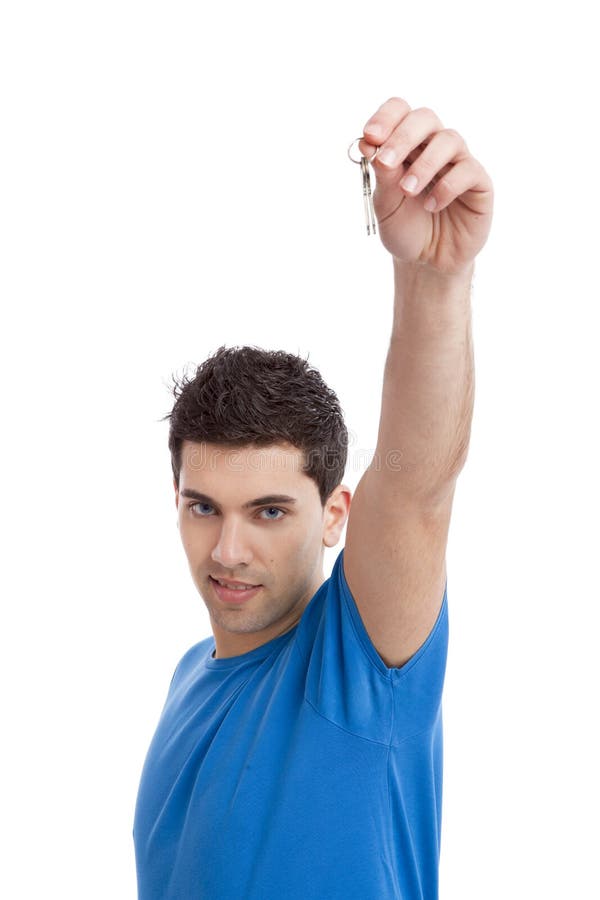 Holding my house keys stock photo. Image of confident - 20778730