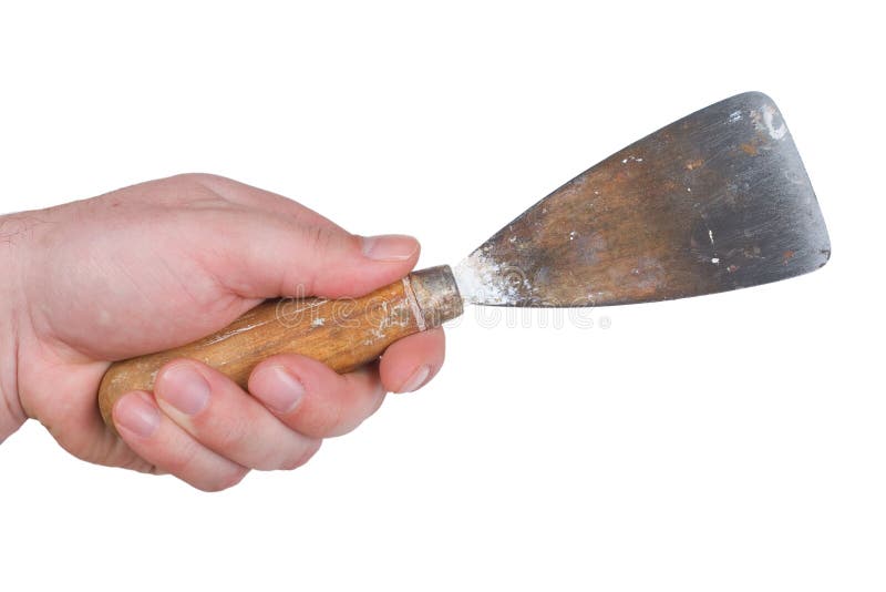 Holding spatula stock photo. Image of toolbox, silver 3811060