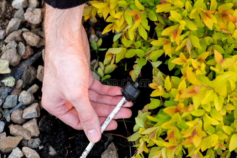 Underground Watering System Stock Image Image of sprinkling, shovel 120977511
