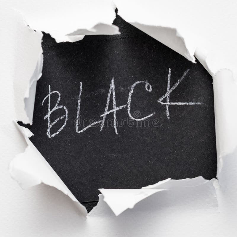Hole paper rough edge word black burst white layer stock photography Hole paper rough edge word black burst white layer stock photography