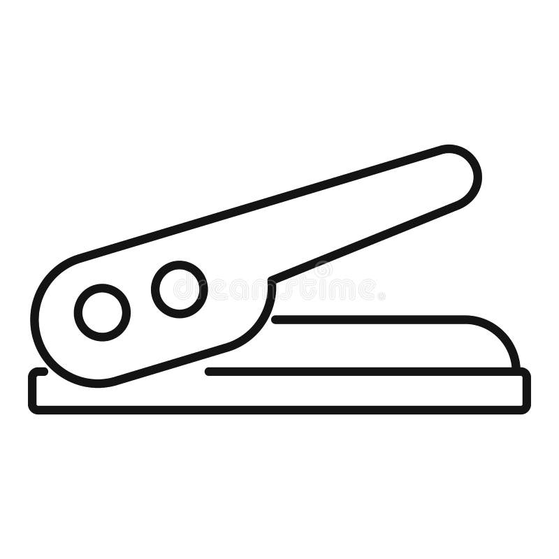 Stapler Icon Outline Style Stock Illustrations 446 Stapler Icon