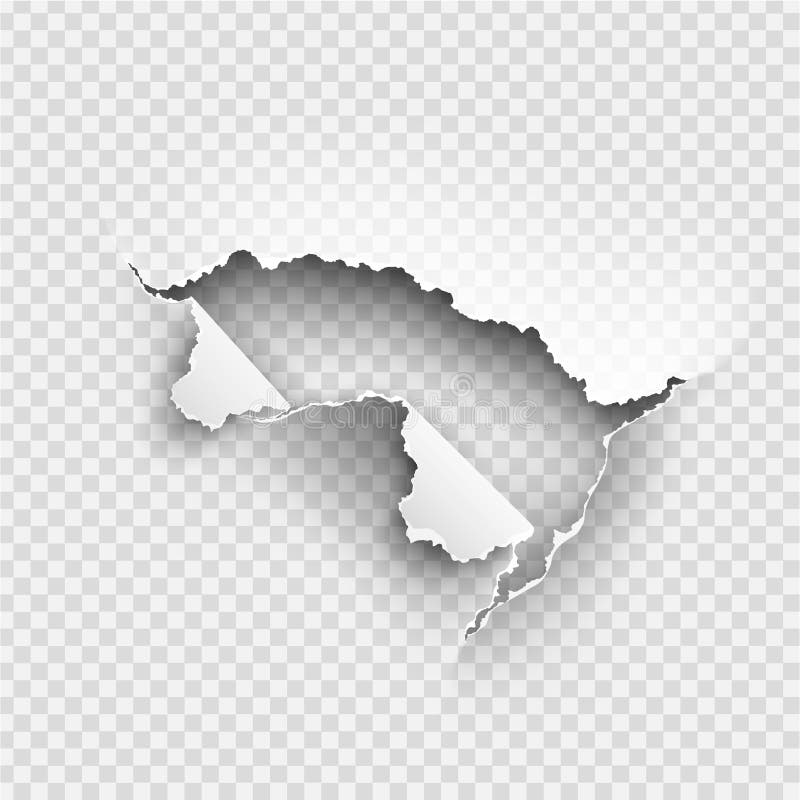 Hole Torn in Ripped Paper on Transparent Stock Vector - Illustration of  conceptual, opening: 108446935