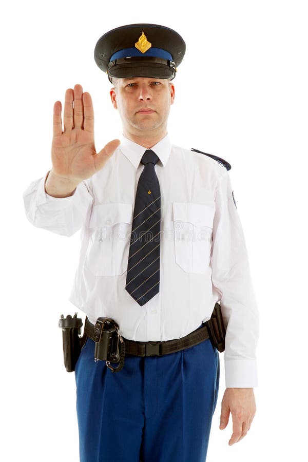 holenderska ręka robi oficera polici znakowi target655_0_ fotografia stock holenderska ręka robi oficera polici znakowi target655_0_ fotografia stock