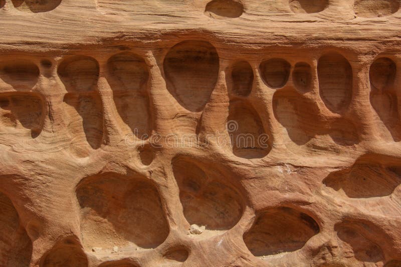 Holes in sandstone rock royalty free stock photography Holes in sandstone rock royalty free stock photography