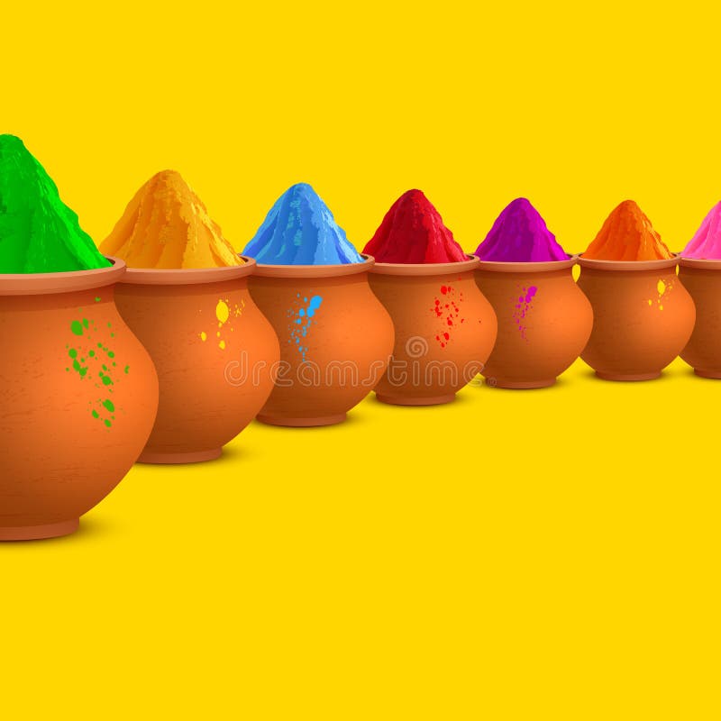 Holi felice variopinto royalty illustrazione gratis Holi felice variopinto royalty illustrazione gratis
