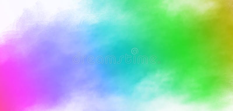 Colorful Watercolor on White Background Illustration Stock Image ...