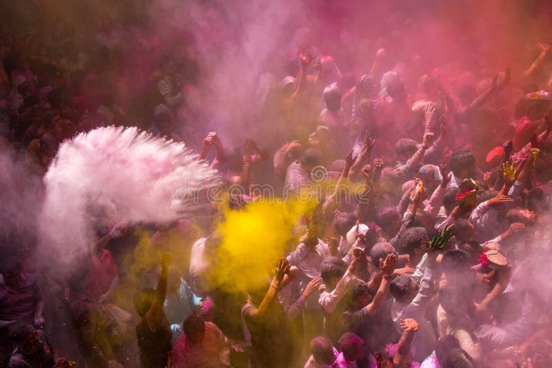 Holi Festival Editorial Stock Image Image Of Colour 89409504