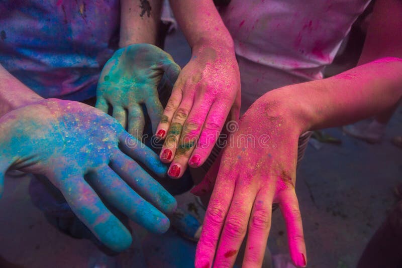Holi festiwal colours, India fotografia stock Holi festiwal colours, India fotografia stock