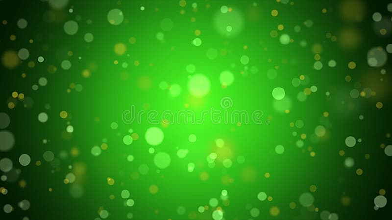 Holiday animation green background with flying sequins stock video