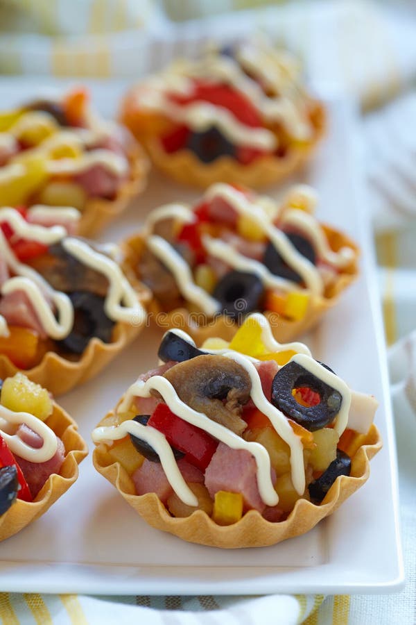 Holiday Appetizers on the platter stock photo Holiday Appetizers on the platter stock photo