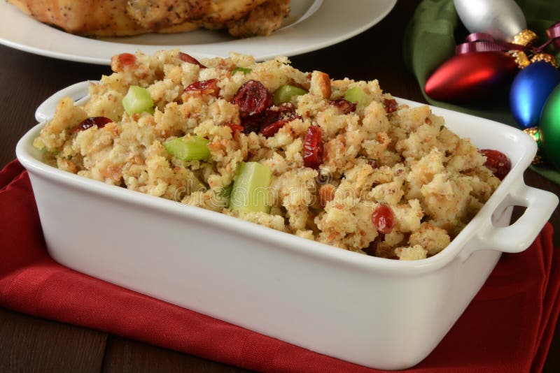 Holiday cranberry stuffing stock image. Image of stuffing 47113719