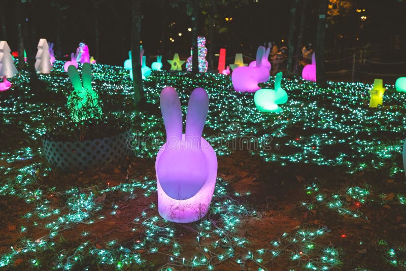 Holiday Decorations, at on Shan Park, Hk 23 Dec 2022 Stock Photo