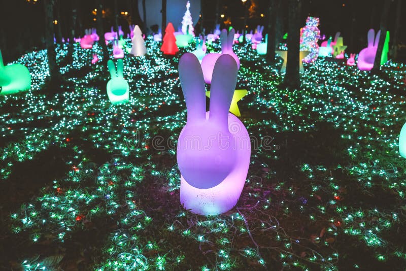 Holiday Decorations, at on Shan Park, Hk 23 Dec 2022 Editorial Stock