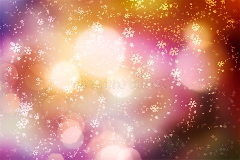 Holiday glowing backdrop. Festive Christmas background. Elegant abstract background with bokeh defocused lights and stars stock photography