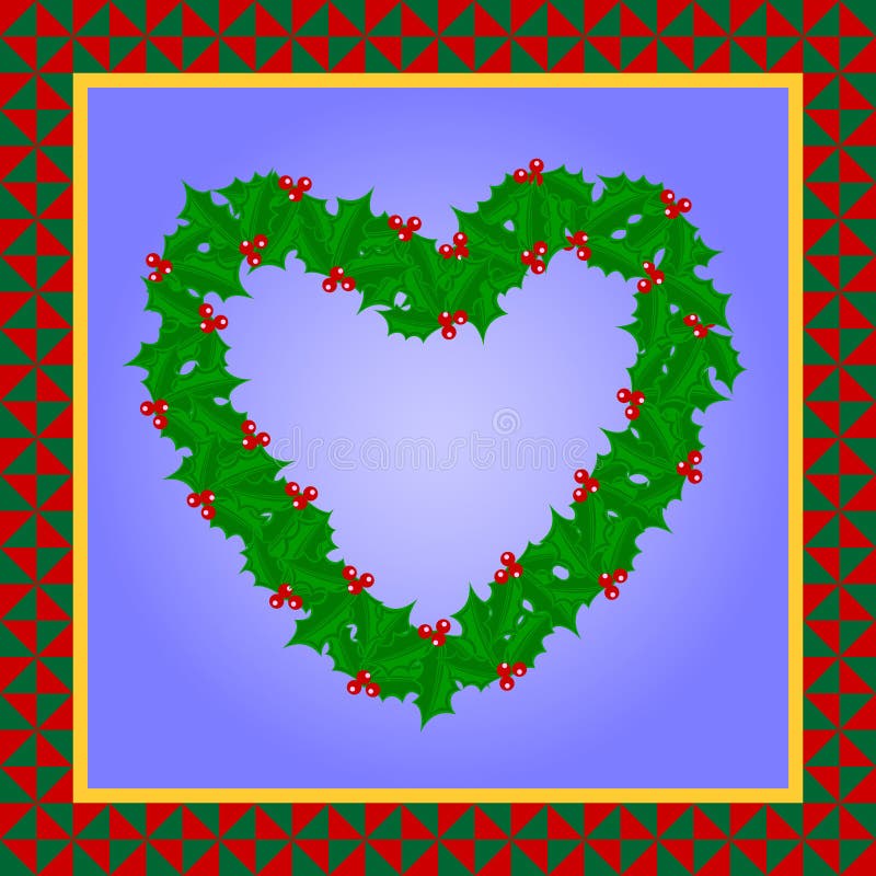 Heart Quilt stock vector. Illustration of clip, geometric 3695379