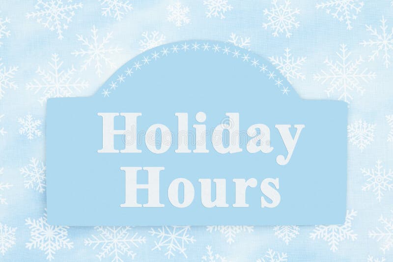 Winter Hours Sign With Snowman Stock Photo - Image of open, white ...