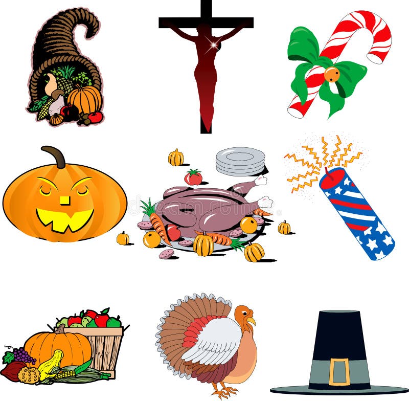 Holiday icon set 1