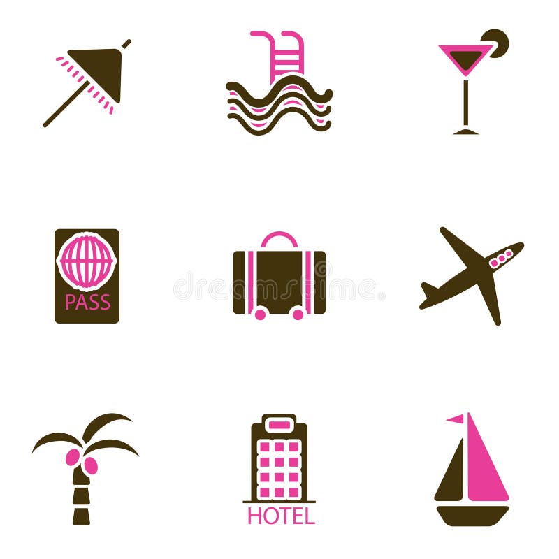 Holiday icon set vector