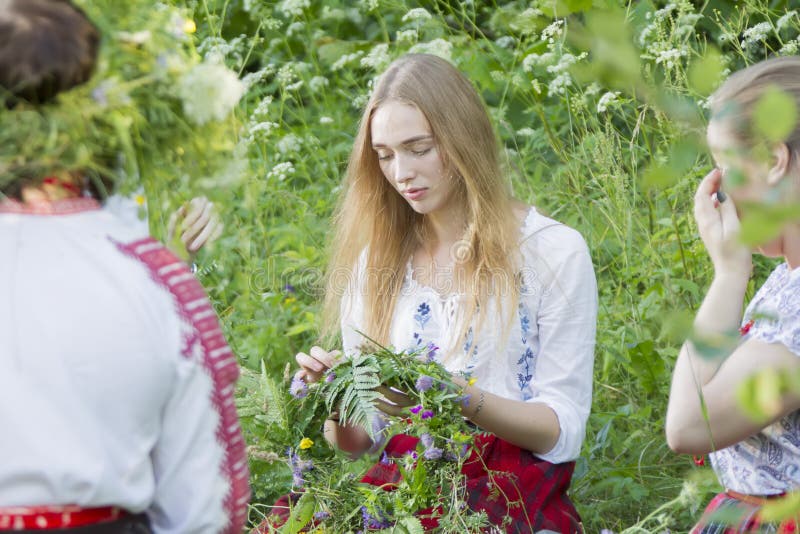 Holiday Kupala. royalty free stock photos Holiday Kupala. royalty free stock photos