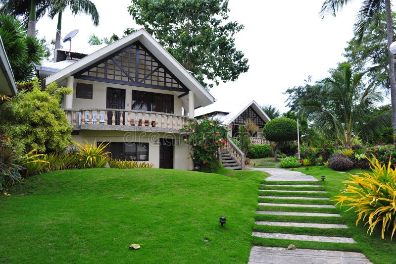 Holiday Resort Apartments on Bantayan Island Stock Photo Image of