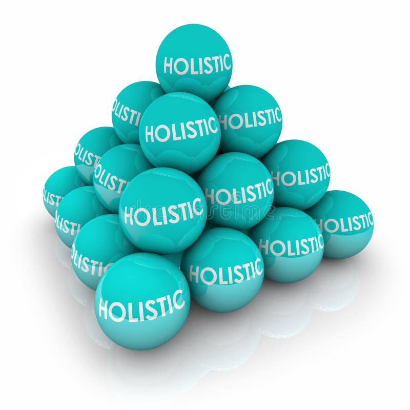 Holistische Ball-Pyramide ganze Gesamtstaplungsbalance stock abbildung Holistische Ball-Pyramide ganze Gesamtstaplungsbalance stock abbildung