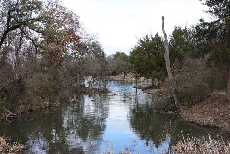 Scale a Holland Lake Park in Weatherford Il Texas Fotografia Stock