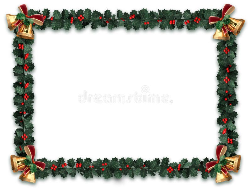 Christmas Border /text Dividers Set Stock Vector - Illustration of page ...