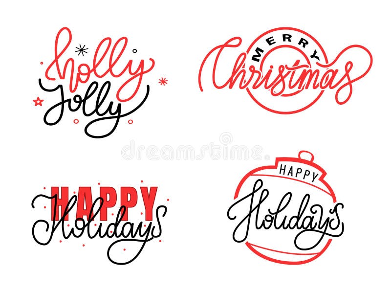 Holly Jolly, Joyeux Noël, bonnes fêtes texte