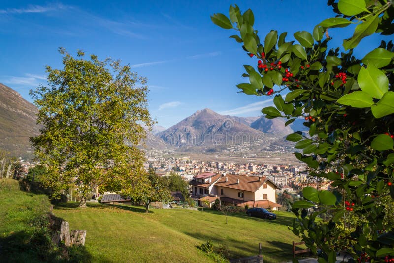 Holly στο Ντομοδοσσόλα στοκ φωτογραφία με δικαίωμα ελεύθερης χρήσης