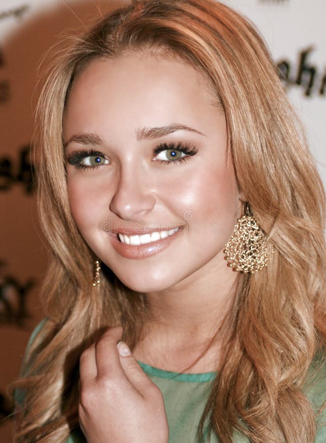 Hollywood actress Hayden Panettiere royalty free stock image