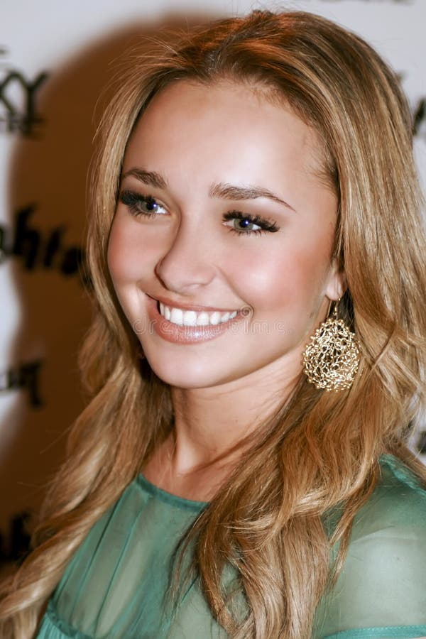 Hollywood actress Hayden Panettiere royalty free stock photos