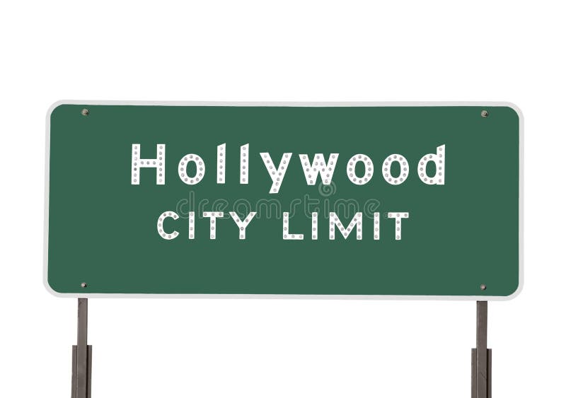 Hollywood City Limit Sign