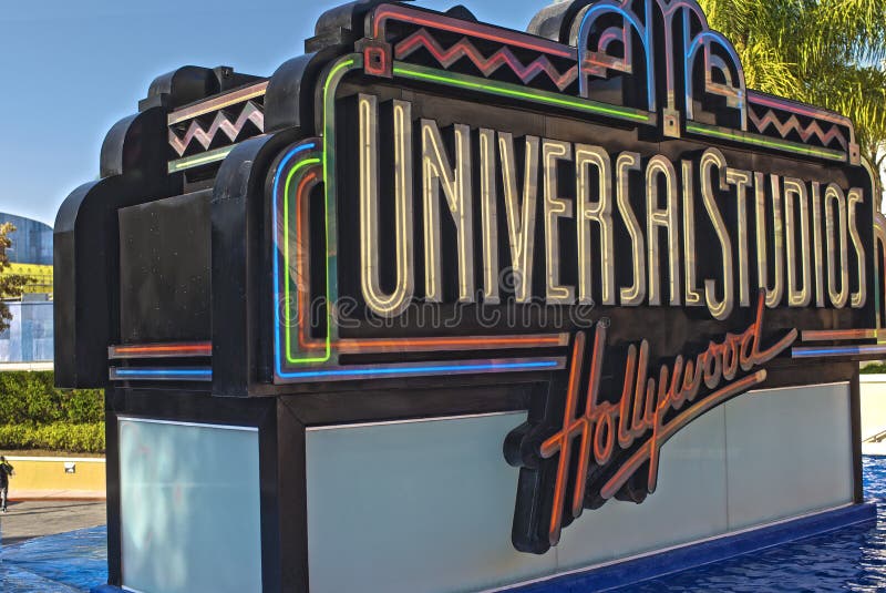 Hollywood Etats-Unis, octobre, 3 : Signe de studios universels vu chez Unive photos libres de droits Hollywood Etats-Unis, octobre, 3 : Signe de studios universels vu chez Unive photos libres de droits